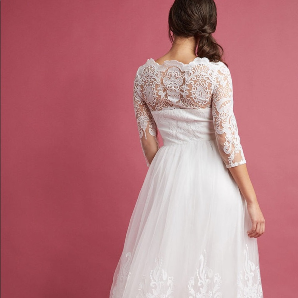 ModCloth Vintage White Wedding Dress